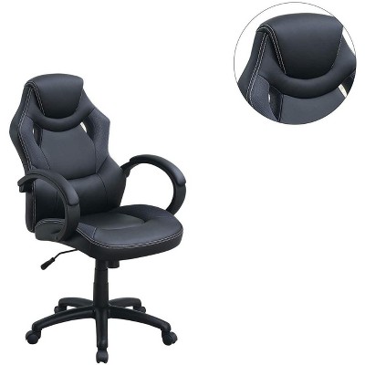 NicBex Adjustable Height Home Office Desk Chairs with Universal Wheels for Gaming Work Study
