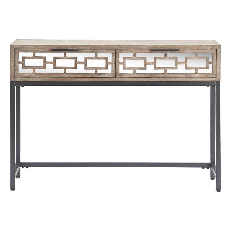 Hayworth Mirrored Console Table Gray - Finch, 1 of 11