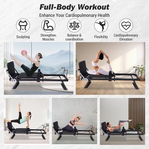 Pilates Reformer Foldable Pilates Machine - Home Gym Equipment, Pilates Workout Machine, Beginner Pilates Equipment, Advanced Pilates Machine - 1 of 4