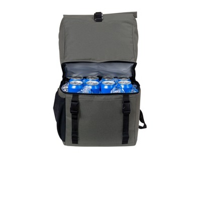 Port Authority Classic 18-Can Backpack Cooler with Multiple Compartments