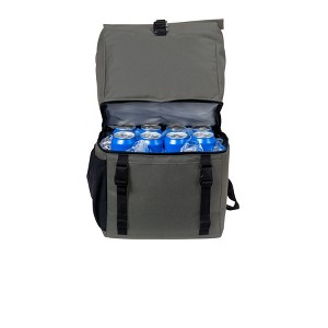 Port Authority Classic 18-Can Backpack Cooler with Multiple Compartments - 1 of 4