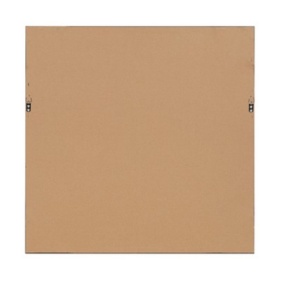 Gold 32" Square Wood Framed Full Length Dresser Mirror