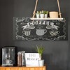 Stupell Industries Freshly Brewed Coffee Sign Parisian Pattern, 20" x 48" - 2 of 4