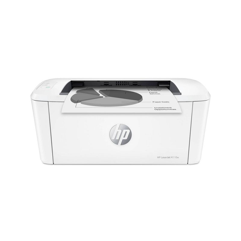 HP LaserJet M110w Black and White Wireless Printer - 7MD66F_BGJ, 1 of 21