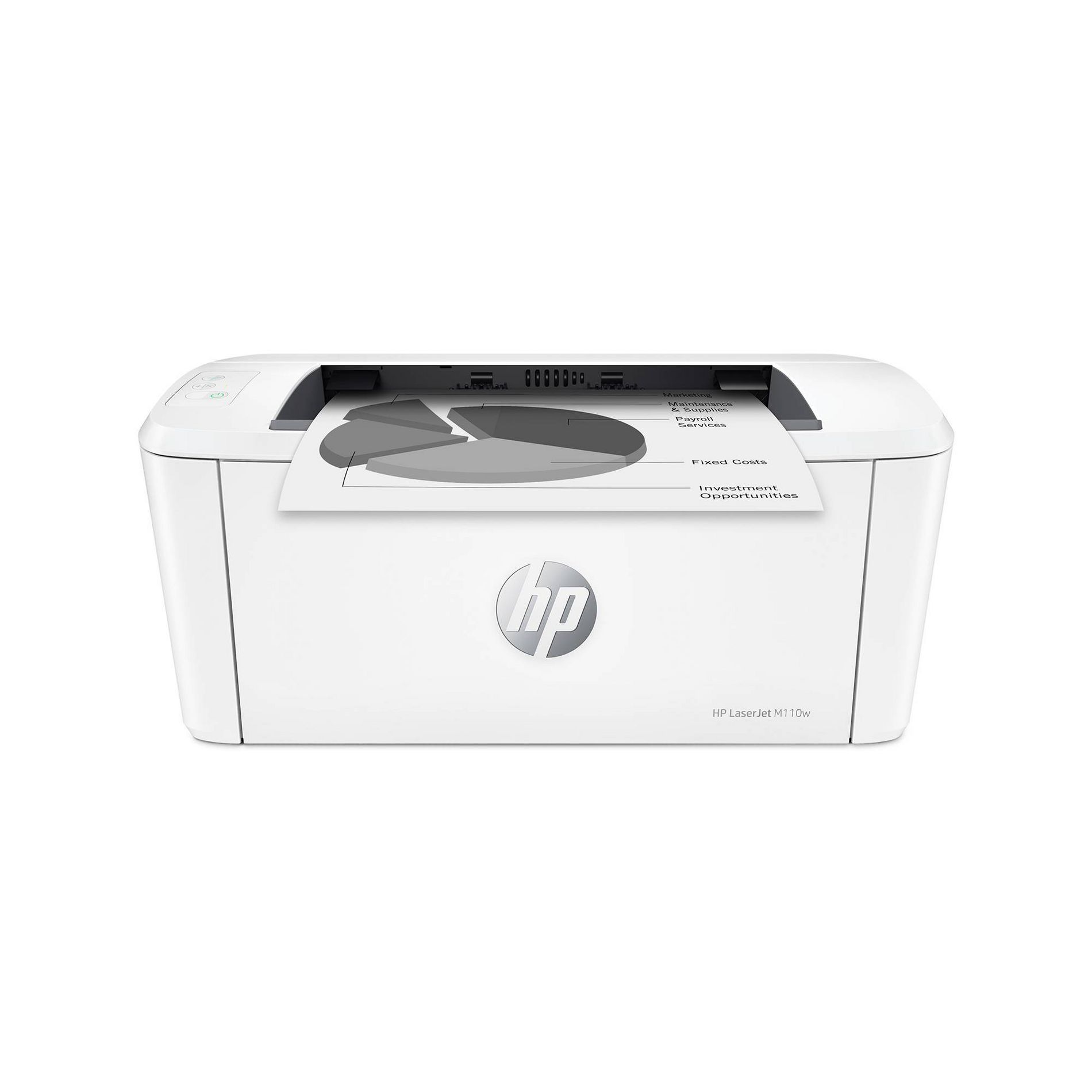 HP LaserJet M110w Wireless Black and White Laser Printer (7MD66F