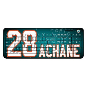 NFL Miami Dolphins Players Game Tactic Wireless USB Keyboard - 1 of 4