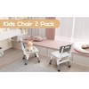 Whizmax 3 Level Height Adjustable Kid Chair, Plastic Toddler Chairs for Children Boys Girls Age 2-6, Suitable for Home Family Classroom,2 Pcs - 2 of 4
