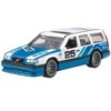 Volvo 850 Estate Wagon #25 Blue and White "Fast Wagons" Series Diecast Model Car by Hot Wheels - 2 of 3