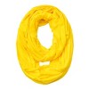 Wrapables Soft Jersey Knit Infinity Scarf, Halloween Costume Accessories, Yellow - 2 of 4