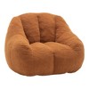 Lyngins Teddy Fabric Bean Bag Chairs for Kids and Adults,Fluffy Lazy Chairs with Memory Foam and Armrest for Living Room - 4 of 4
