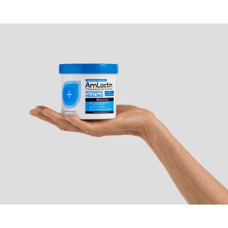 AmLactin Intensive Healing Body Cream Jar Unscented - 12oz, 6 of 10