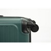 Wooakway 3 Piece Luggage Sets ABS Lightweight Suitcase with Two Hooks, Spinner Wheels, TSA Lock - 4 of 4