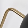 Nuvo Lighting Trilby 2 - Light Sconce in  Matte Black/Burnished Brass - 3 of 4
