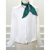 INSPIRE CHIC Women's Plain Solid Color Pure Skinny Long Neckerchief Hair Band 55.12 x 5.12 inches(L*W) - 2 of 4