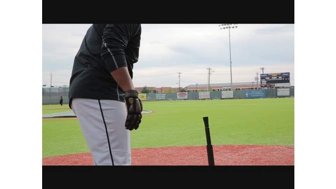 POWERHANDZ Pure Grip Weighted Baseball Batting Gloves - Black, 2 of 5, play video