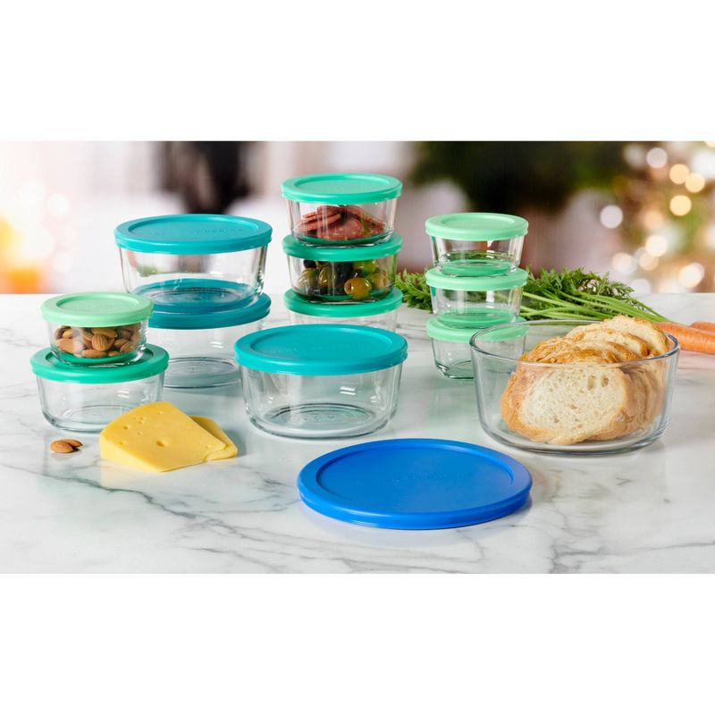 Anchor Hocking 24pc Glass SnugFit Food Storage Container Set, 4 of 7