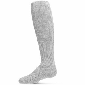 Memoi Girls' Thin Ribbed Cotton Tights - 1 of 3