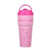 Hello Kitty Character Print Pink 27 Oz Stainless Steel Travel Coffee Tumbler - 2 of 4