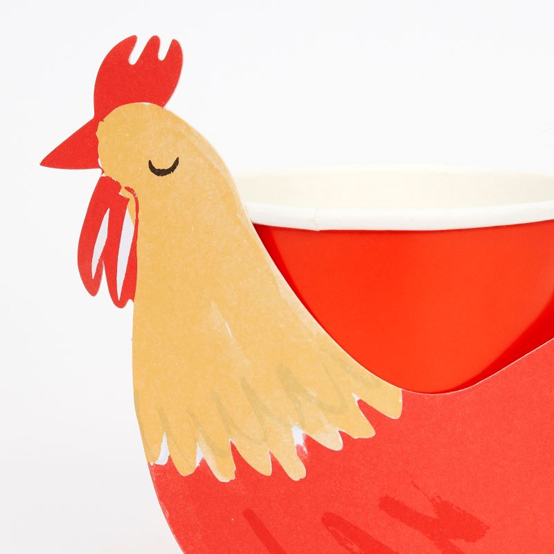 Meri Meri On The Farm Rooster Party Cups (Pack of 8), 2 of 4