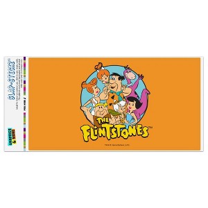 The Flintstones Group Automotive Bumper Sticker - 1 of 4