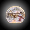 Stony Creek 6.25 In Delightful Snowman Sm Round Orb Christmas Electric Pre-Lit Novelty Sculpture Lights - 3 of 3