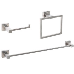 Elegant Lighting Isla 3-Piece Bathroom Hardware Set - 1 of 4