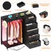 Aheaplus 45''W Rollway Dresser with 5 Fabric Drawers, Closet Storage with Charge Station - 4 of 4