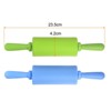 Unique Bargains Silicone Small Smooth Non-stick Heat-resistant Rolling Pins 2 Pcs - 2 of 4