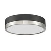 Algar 12" LED Flush Mount Ceiling Light - Dimmable, Steel, 24W, 1620 Lumens, Damp Rated - 2 of 4