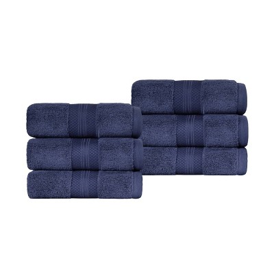 Luxury Cotton Heavyweight Solid Plush Towel Set by Blue Nile Mills