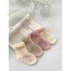 MyKids-USA Summer Super Thin Breathable Socks For Girls: Baby Girls’ Solid Color Socks - 2 of 4