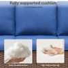 Buenhomino Patio Sofa Couch Outdoor Wicker Sofa PE Rattan 3-Seat Couch with Armest Water Resistant Cushions for Garden Balcony Sunroom Poolside - 2 of 4