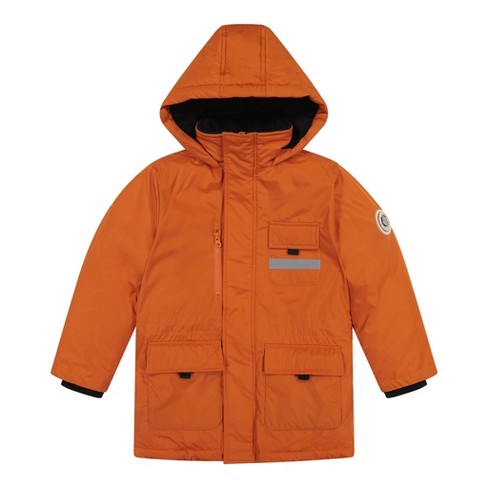 Andy & Evan Toddler Orange Winter Parka, Size X Small