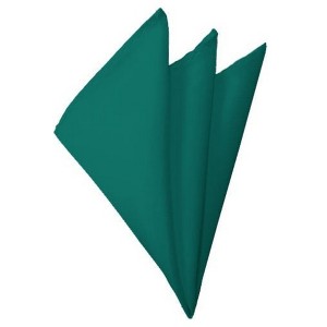 TheDapperTie - Men's Solid Color 10 Inch x 10 Inch Pocket Squares Handkerchief - 1 of 3