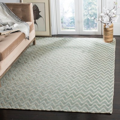 Santa Fe 6' x 9' Gray Wool Hand-Knotted Area Rug