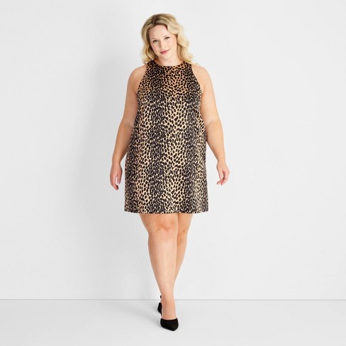 Leopard dress target hotsell