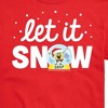 Men's - SpongeBob SquarePants - Let It Snow Christmas Short Sleeve Graphic T-Shirt - 2 of 4