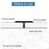 Unique Bargains Seamless Aluminum T Easy Installation Molding Floor Transition Strip 3 Pcs - 4 of 4