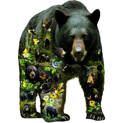 Sunsout Forest Bear 1000 pc Special Shape  Jigsaw Puzzle 96033