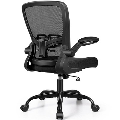 KERDOM Ergonomic Office Chair, Adjustable Lumbar Support, Breathable Mesh Fabric, Durable and Reliable, Black