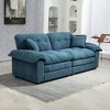 CAVINAS 84 Inch Chenille Sofa, Upholstered Loveseat Sofa, Deep Seat Sofa Couch with 2 Throw Pillows & Memory Foam for Living Room, Office, Bedroom - 2 of 4