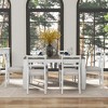 NicBex Dining Table Set for 6 Rustic Wooden Extendable Kitchen Table with MDF Tabletop, 6 Upholstered Chairs for Kitchen - 3 of 4