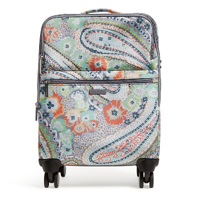 Vera Bradley Women's Hardside Small Spinner Luggage Soft Sky Paisley :  Target