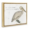 Stupell Industries Funny Pelican Beach Phrase Pun, 31" x 25" - 3 of 4