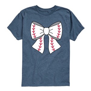 Boys' - Instant Message - Baseball Bow Short Sleeve Graphic T-Shirt - 1 of 4