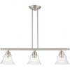 Livex Lighting Moreland 3 - Light Chandelier in  Brushed Nickel - 4 of 4