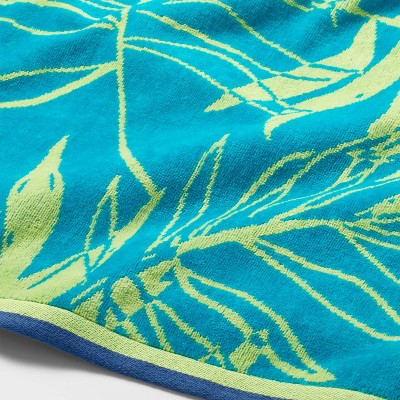 XL Jacquard Palm Leaf Beach Towel - Sun Squad&#8482;_2