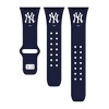 Mlb New York Yankees Apple Watch Compatible Leather Band - Tan : Target