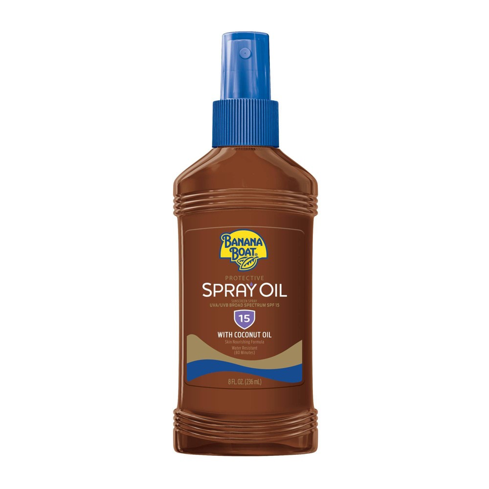 UPC 079656004021 product image for Banana Boat Deep Tanning Oil Sunscreen Pump Spray - SPF 15 - 8oz | upcitemdb.com