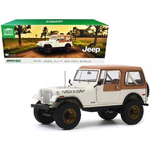 1979 Jeep CJ-7 Golden Eagle "Dixie" Cream 1/18 Diecast Model Car by Greenlight - 1 of 4